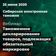 Сибирская электронная таможня при поддержке СТМ проведет вебинар